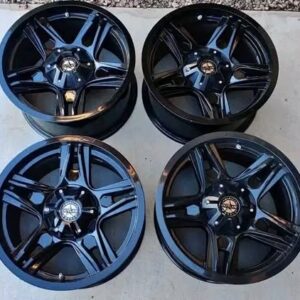 17" Black American outlaw wheels