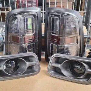 RAM XB color matched head and tail lights with fogs