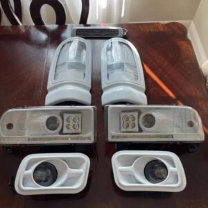 Dodge Ram headlights, taillights with 3rd brake light, and fog lights