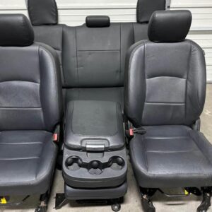2003-2018 dodge ram 1500 2500 black leather front and rear seats