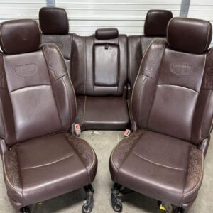 2003-2018 Dodge Ram 1500 2500 Brown Leather Crew Cab Longhorn Front And Rear Seats