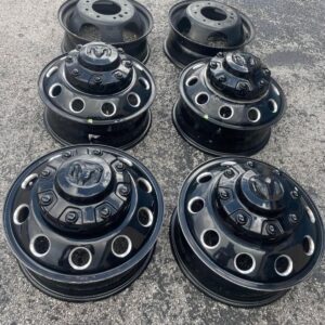 17” Dodge Ram 3500 Dually Laramie wheels rims OEM black