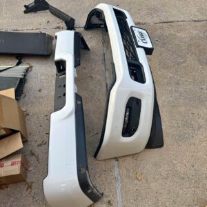 2019 to 2024 2500/3500 ram white front and rear bumpers